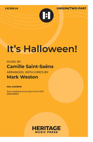 It's Halloween! Unison/Two-Part choral sheet music cover Thumbnail